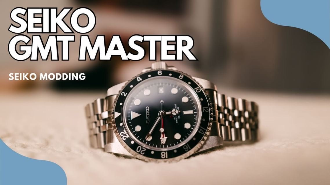 Load video: Seiko GMT Master Review by Macro Marvin (Customer)