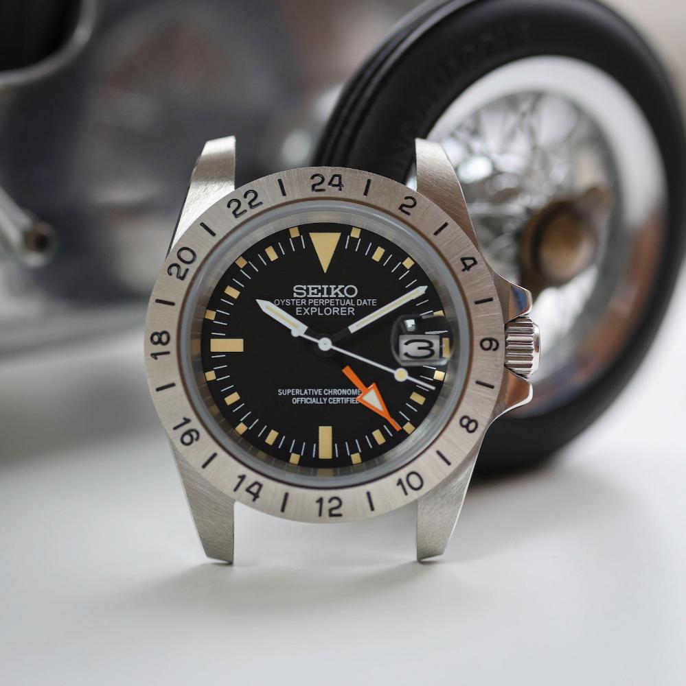 '1655' Seiko Mod Vintage Explorer Watch | Kool Mods